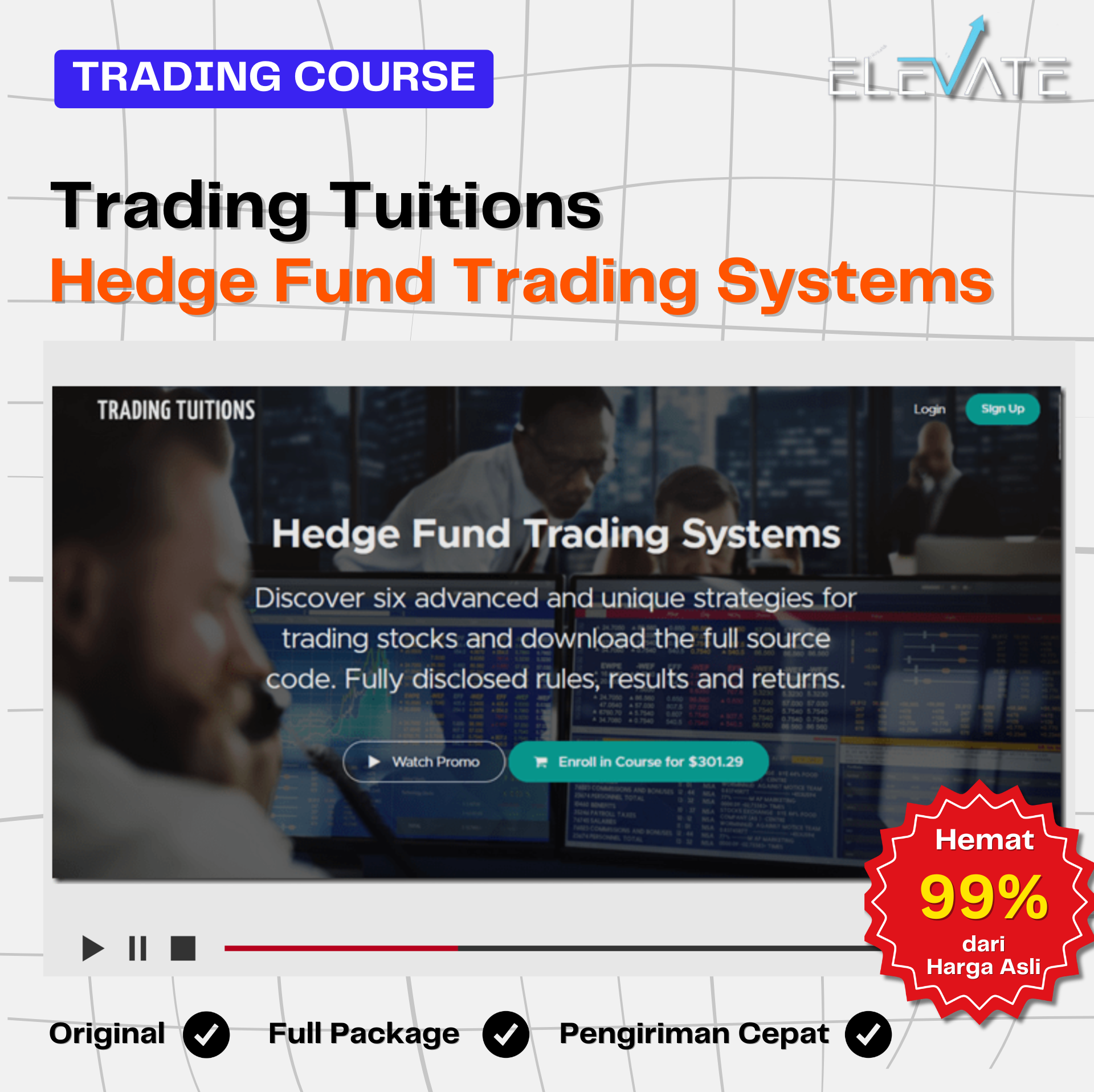 Trading Tuitions - Hedge Fund Trading Systems